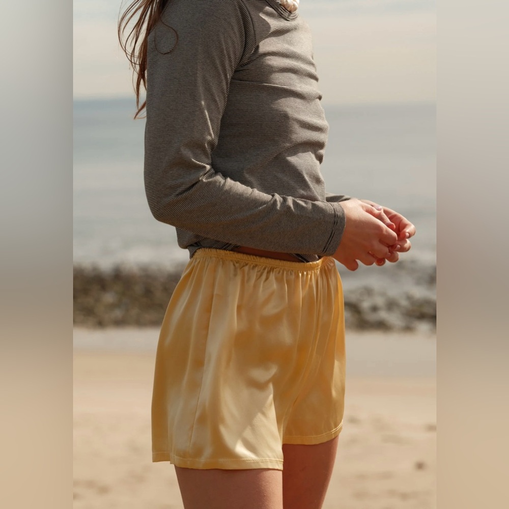 Donni Silk Tap Short